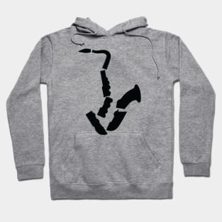 Saxophone Disjoined Hoodie